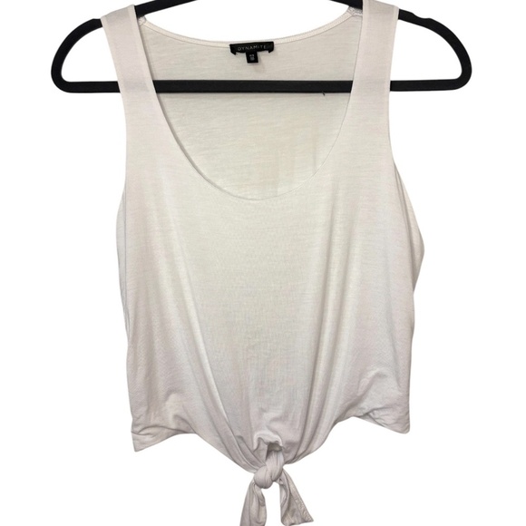 Dynamite Sleeveless Crop Tops Size Small White and Beige - Picture 6 of 12